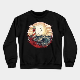 Lighthouse Colorful Art Creation V5 Crewneck Sweatshirt